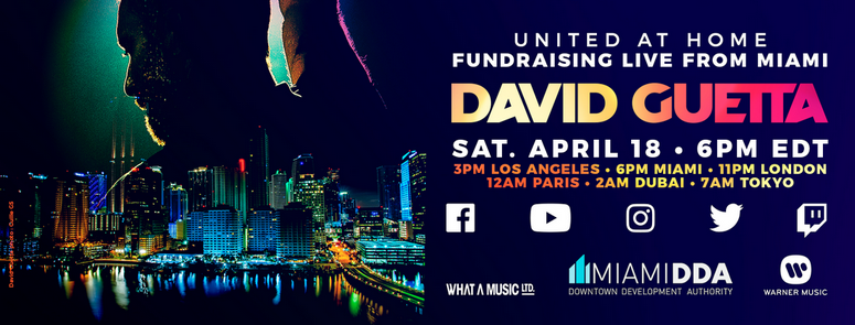 #UnitedatHome | David Guetta organise une gigantesque collecte de fonds pour les associations !
